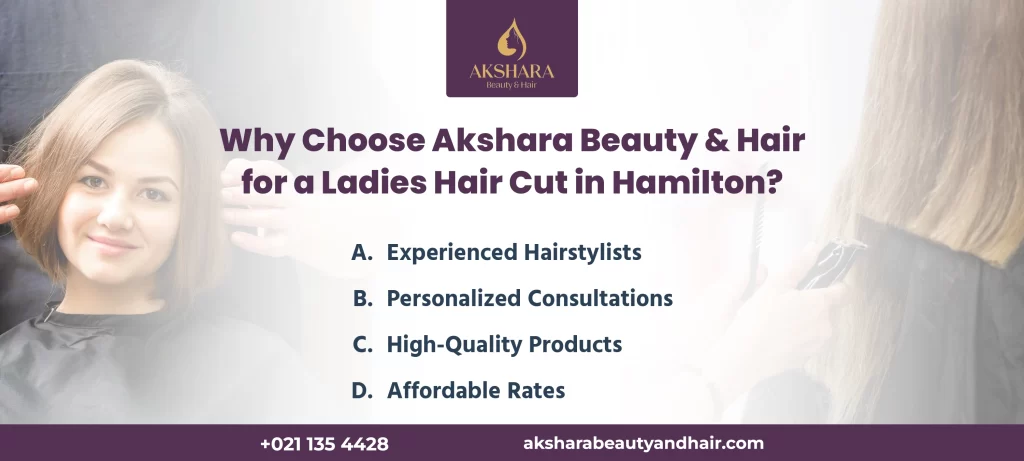 Ladies Hair Cut at Akshara Beauty & Hair